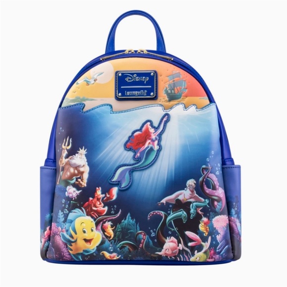 Loungefly Handbags - NWT Loungefly Little Mermaid Backpack Exclusive Ariel